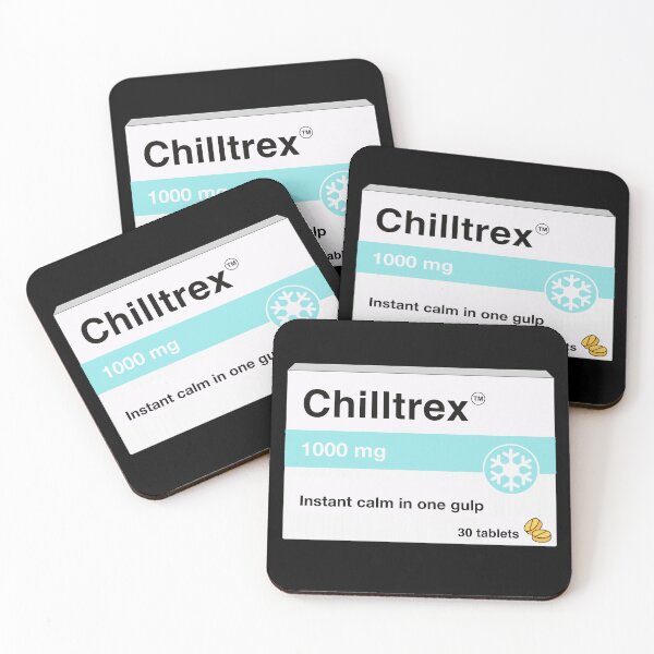 Item preview, CHILLTREX Funny Medicine Shirt | Instant Calm Holiday Humor designed and sold by pharmafeels.