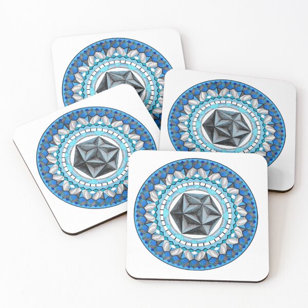 Item preview, Frozen Polyhedron Mandala designed and sold by Portal Mandalas.