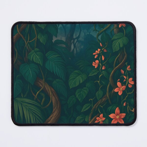 Item preview, Tropical Canopy Pattern – Giant Lianas, Deep Jungle Layers designed and sold by Artsy-With.