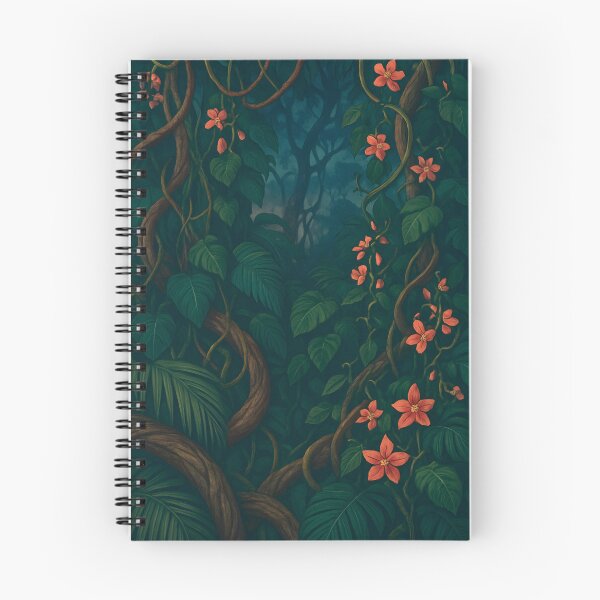 Item preview, Tropical Canopy Pattern – Giant Lianas, Deep Jungle Layers designed and sold by Artsy-With.
