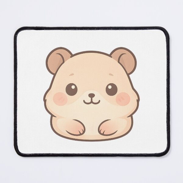 Item preview, Cute Hamster Soft Pastel Stencil Art designed and sold by HUMORONCOTTON.