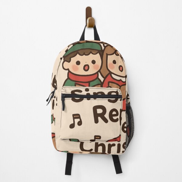 Item preview, Sing Smile Repeat Merry Christmas by Modern Mojo | Cute Carolers Christmas Art | Festive Holiday Choir Design designed and sold by Modern-Mojo.