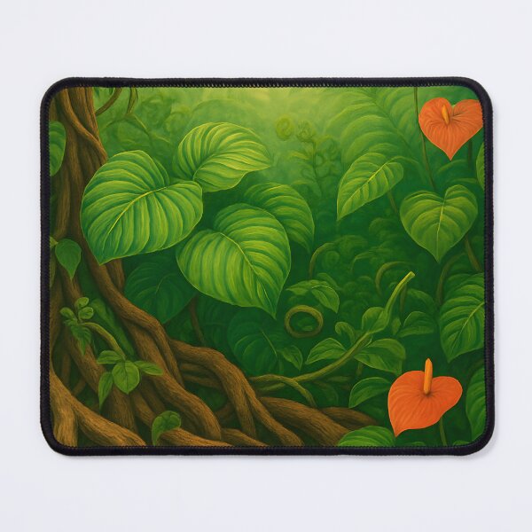 Item preview, Tropical Canopy Pattern – Banyan Roots, Afternoon Sunbeams Depth designed and sold by Artsy-With.