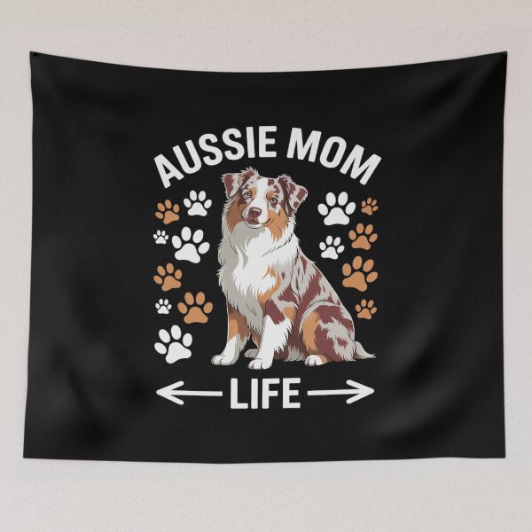 Item preview, Womens AUSSIE MOM LIFE Dog Mom Australian Shepherd Mommy  designed and sold by InspiredFoul.
