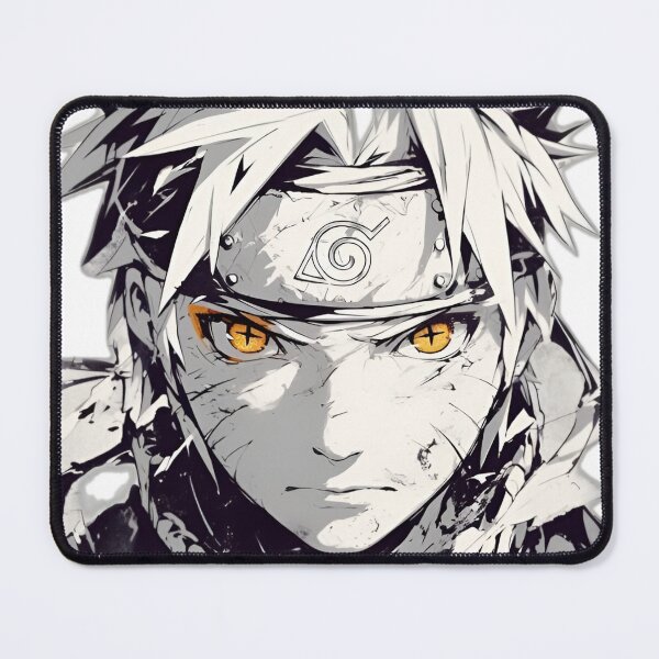 Item preview, Fierce Anime Warrior Portrait – Ink & Smoke Illustration designed and sold by Dyan4.