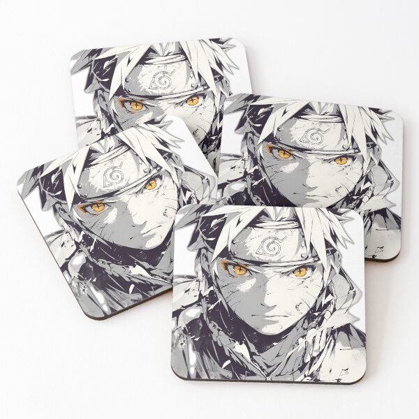 Item preview, Fierce Anime Warrior Portrait – Ink & Smoke Illustration designed and sold by Dyan4.