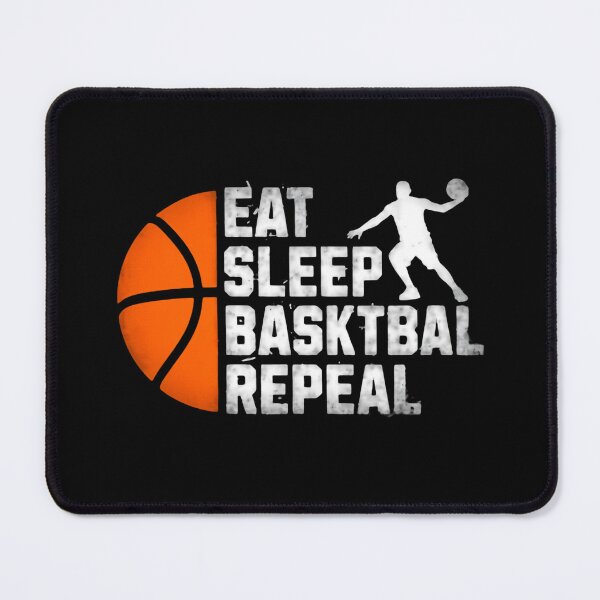 Item preview, Eat Sleep Basketball Repeat Court Life Mode designed and sold by SkeletonsDanger.