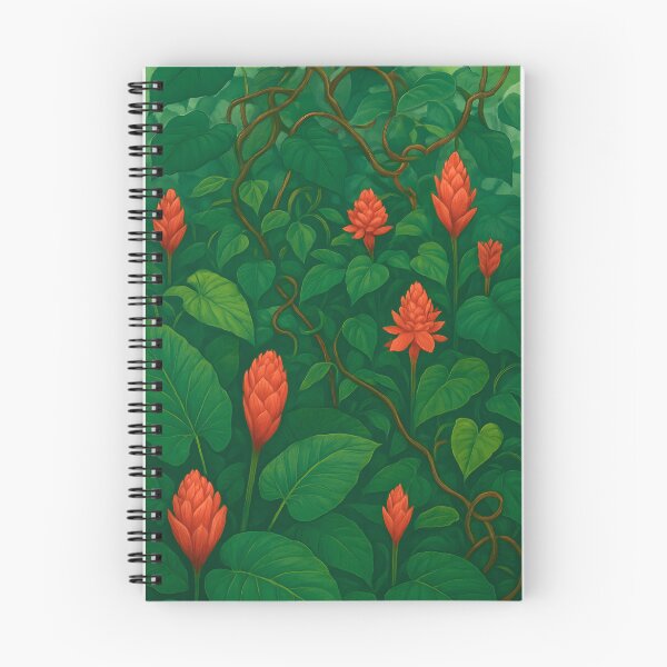 Item preview, Tropical Canopy Pattern – Wild Ginger, Humid Glow Layers designed and sold by Artsy-With.