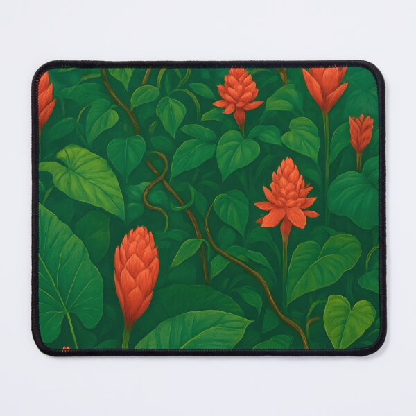 Item preview, Tropical Canopy Pattern – Wild Ginger, Humid Glow Layers designed and sold by Artsy-With.