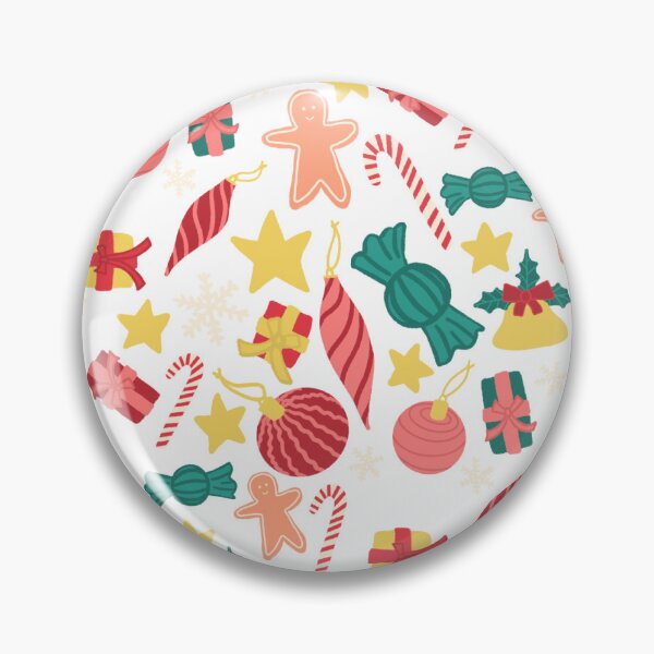 Item preview, Festive Christmas Decorations Repeat Pattern designed and sold by LucyWinton.