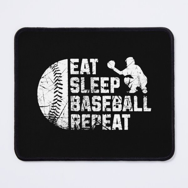 Item preview, Eat Sleep Baseball Repeat Diamond Life Mode designed and sold by SkeletonsDanger.