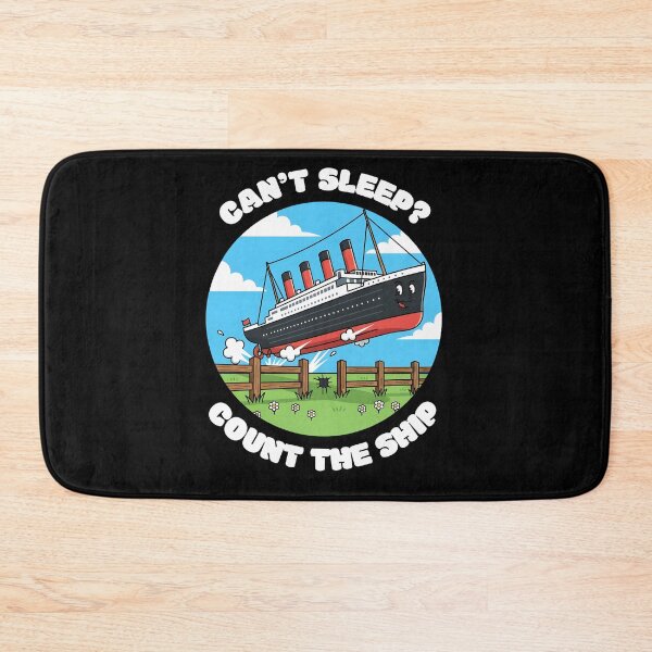 Item preview, Can't sleep? Count the ship Funny Bed Sleep designed and sold by KesekDesigns.