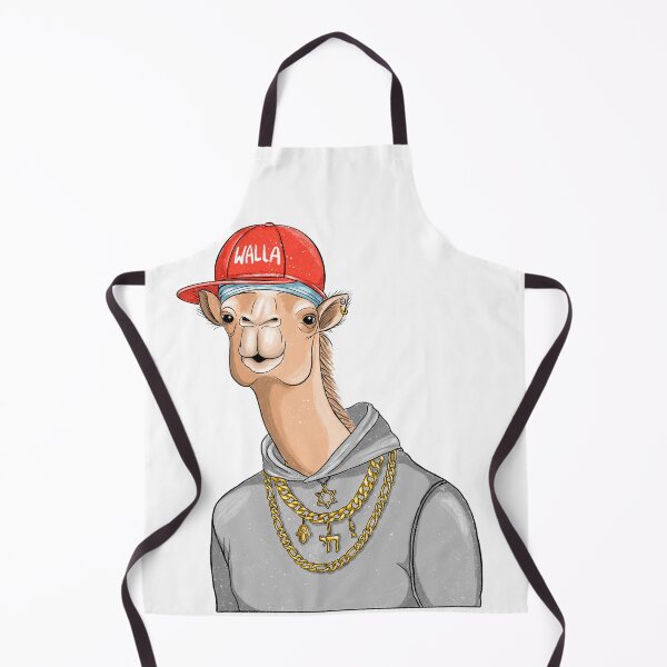 Artikelvorschau, Walla Camel – Lustiger Streetwear-Kamel-Cartoon entworfen und verkauft von Balagan Apparel.