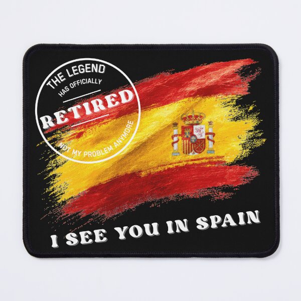 Item preview, Retirement funny design Legend Retired in Spain designed and sold by TeeArtWorld.