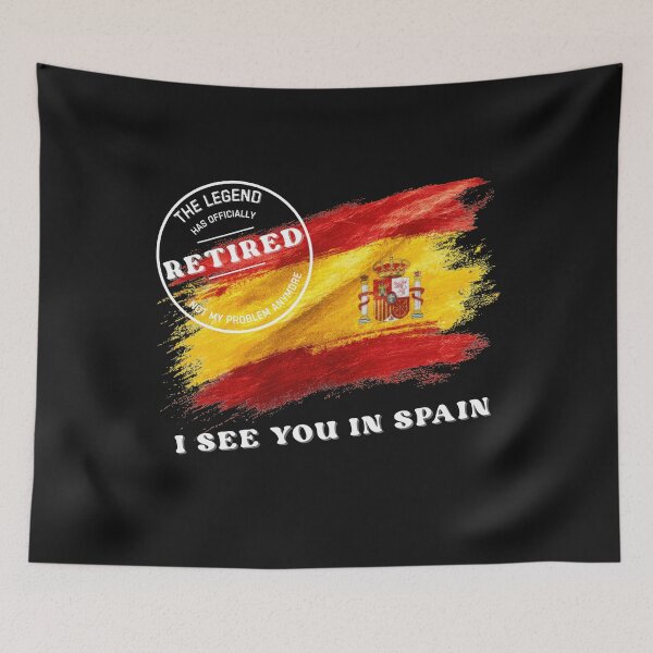 Item preview, Retirement funny design Legend Retired in Spain designed and sold by TeeArtWorld.