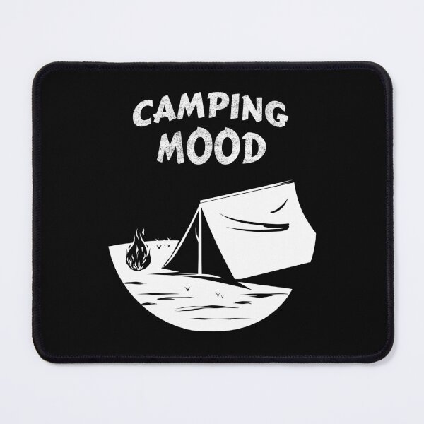 Item preview, Camping Mood Tent by the Campfire Illustration designed and sold by GetGoodFit.