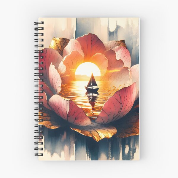 Item preview, Flower Boat, Ai Generated Art  designed and sold by ACC .