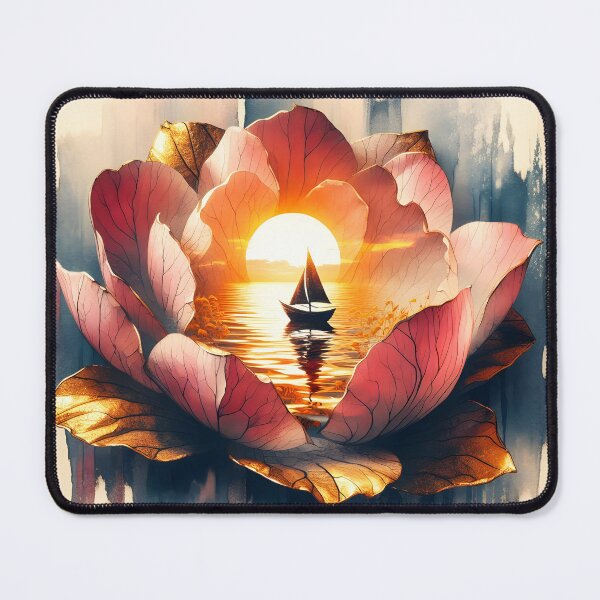 Item preview, Flower Boat, Ai Generated Art designed and sold by ACC .
