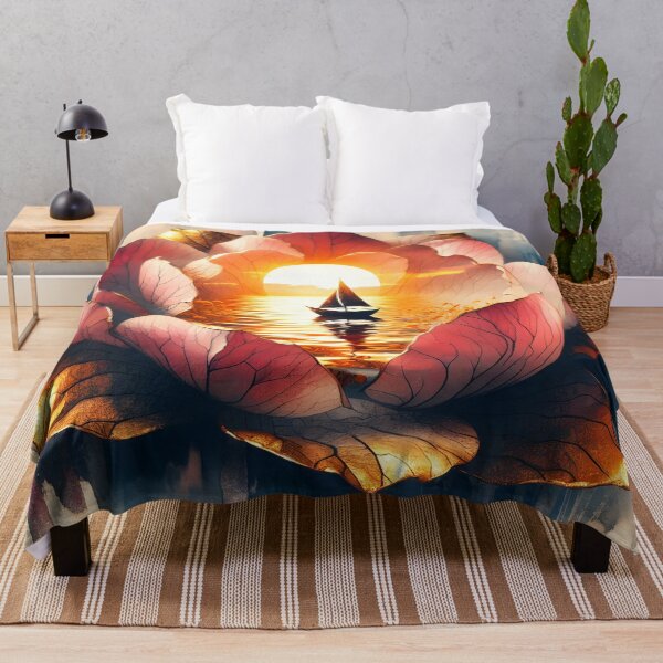 Item preview, Flower Boat, Ai Generated Art  designed and sold by ACC .