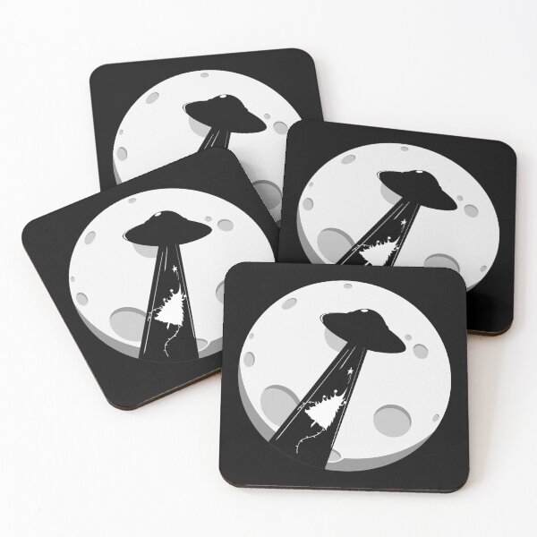 Item preview, UFO steals Christmas Tree designed and sold by ProjetF.