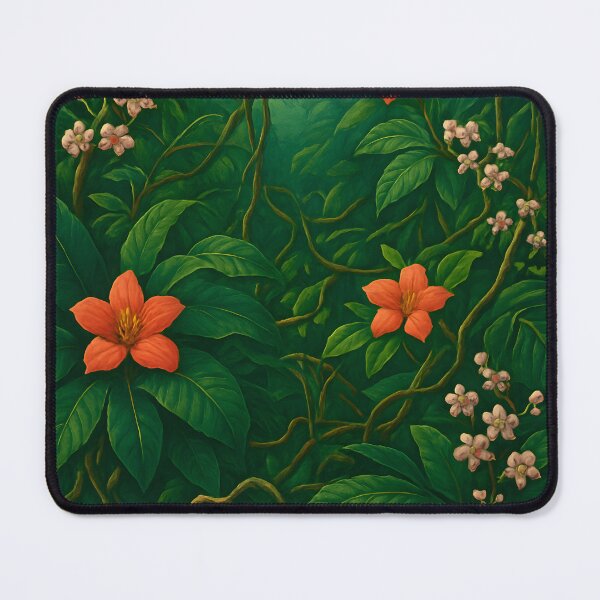 Item preview, Tropical Canopy Pattern – Hardwood Vines, High-Contrast Main Canopy designed and sold by Artsy-With.