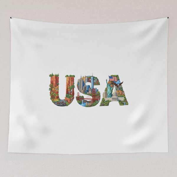 Item preview, The Alphabet of the USA - USA designed and sold by Kaleddis.