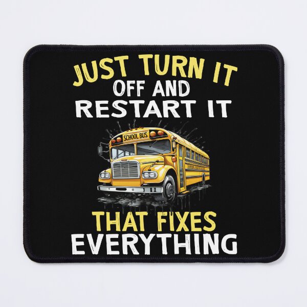 Item preview, Funny School Bus Driver Mechanic Tech Humor Graphic designed and sold by Nocturnal-Vines.