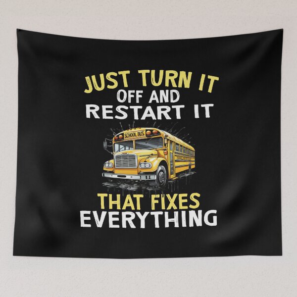 Item preview, Funny School Bus Driver Mechanic Tech Humor Graphic designed and sold by Nocturnal-Vines.