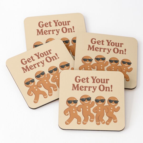 Item preview, Get Your Merry On Gingerbread Squad by Modern Mojo | Cool Christmas Cookie Art | Funny Holiday Party Design designed and sold by Modern-Mojo.