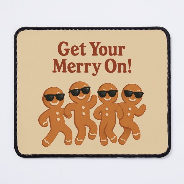 Item preview, Get Your Merry On Gingerbread Squad by Modern Mojo | Cool Christmas Cookie Art | Funny Holiday Party Design designed and sold by Modern-Mojo.