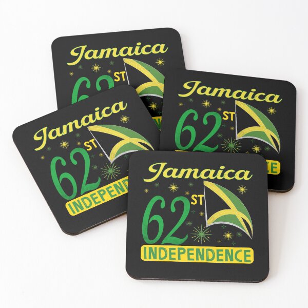 Item preview, Jamaican Flag 62nd Independence Day Celebration Art designed and sold by Nocturnal-Vines.