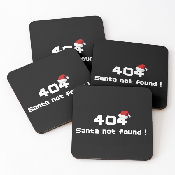 Item preview, 404 Santa Not Found - Christmas (dark) designed and sold by ProjetF.