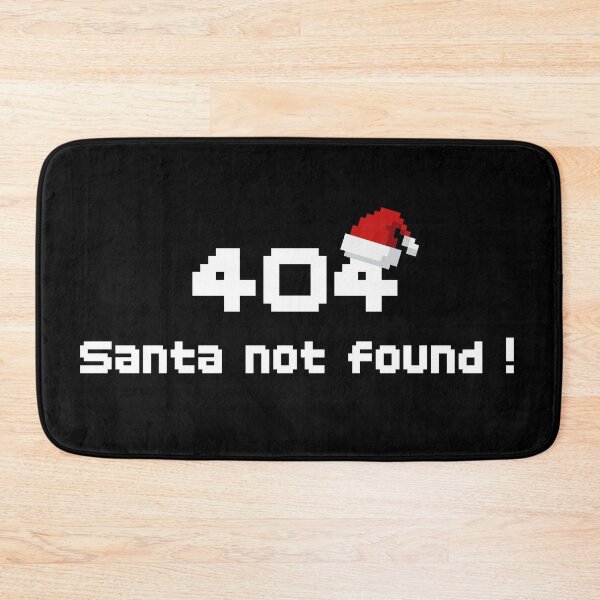Item preview, 404 Santa Not Found - Christmas (dark) designed and sold by ProjetF.
