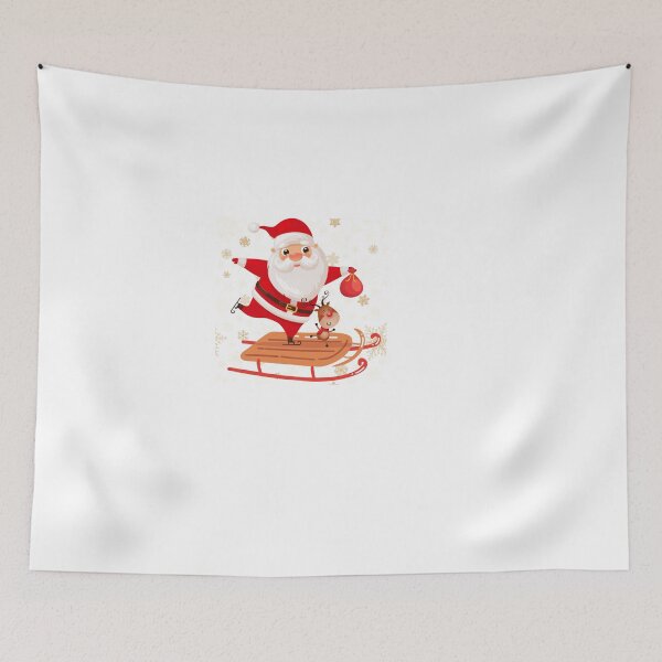 Item preview, Festive Santa Snow Ride designed and sold by ankeyhooba.