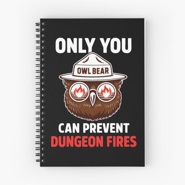 Item preview, Only You Can Prevent Dungeon Dragons Fires Owl Resist Questing Chaos designed and sold by SkeletonsDanger.