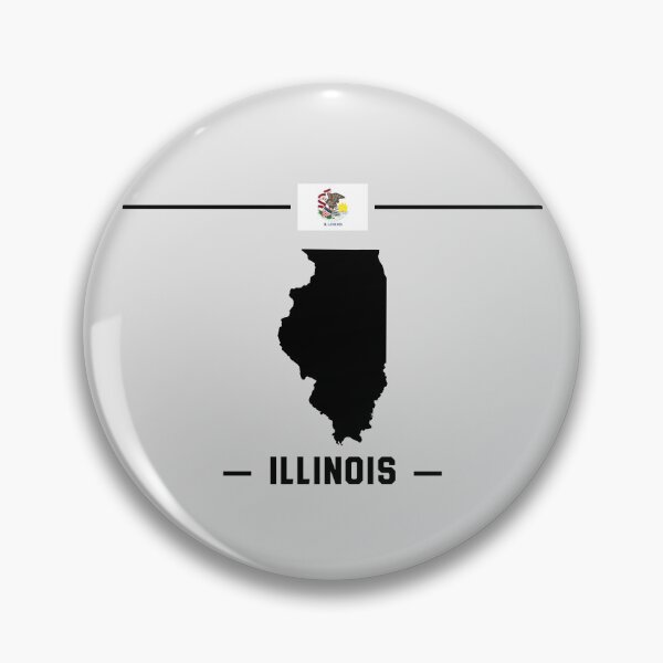 Item preview, Illinois State Outline Flag T-Shirt | Heart of the Midwest Pride designed and sold by mashmosh.