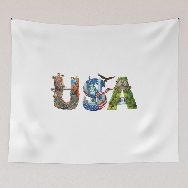 Item preview, The Alphabet of the USA - USA designed and sold by Kaleddis.