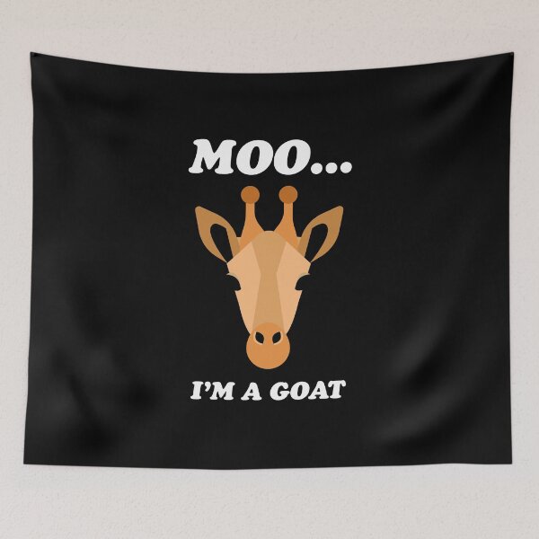 Item preview, Moo I'M A Goat V4 designed and sold by TeeTimeGuys.