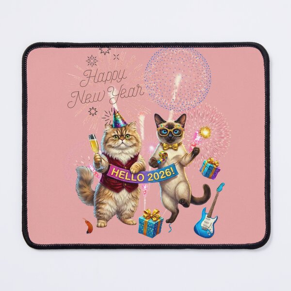 Item preview, Funny Fluffy & Skinny Sphynx Cat New Year 2026 | Best Friends Party Celebration designed and sold by E-SarnEdge.