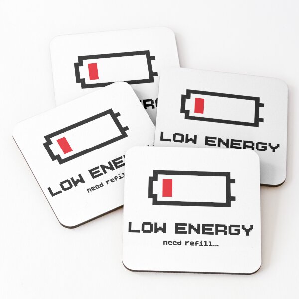 Item preview, Low Energy - Pixel Battery (Retro 8-bit) designed and sold by ProjetF.