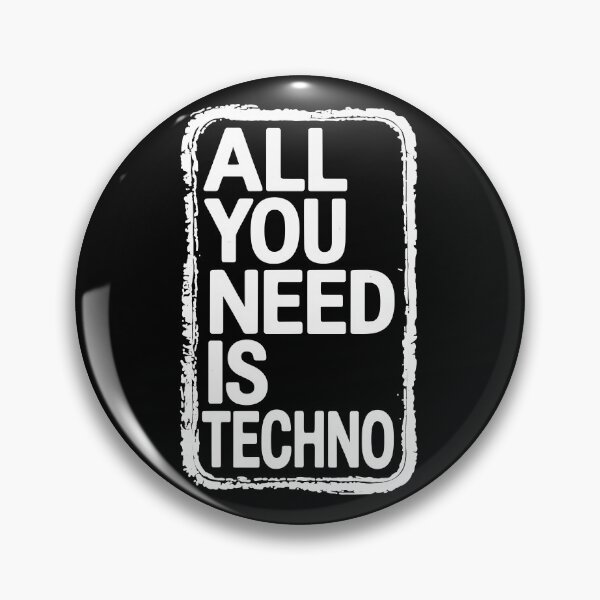 Item preview, ALL YOU NEED IS TECHNO – Distressed Retro Raver T-Shirt for EDM Lovers designed and sold by paulo silveira.