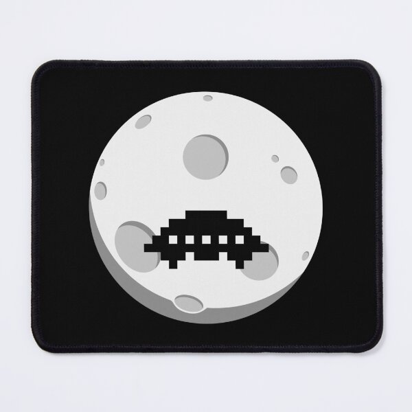 Item preview, Pixel UFO flying to the Moon (8 bit) designed and sold by ProjetF.