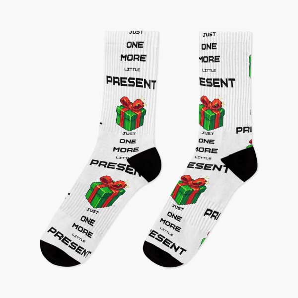 Item preview, Just one more little present - Pixel Art Christmas Gift designed and sold by ProjetF.