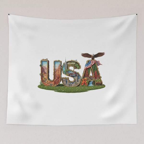Item preview, The Alphabet of the USA - USA designed and sold by Kaleddis.