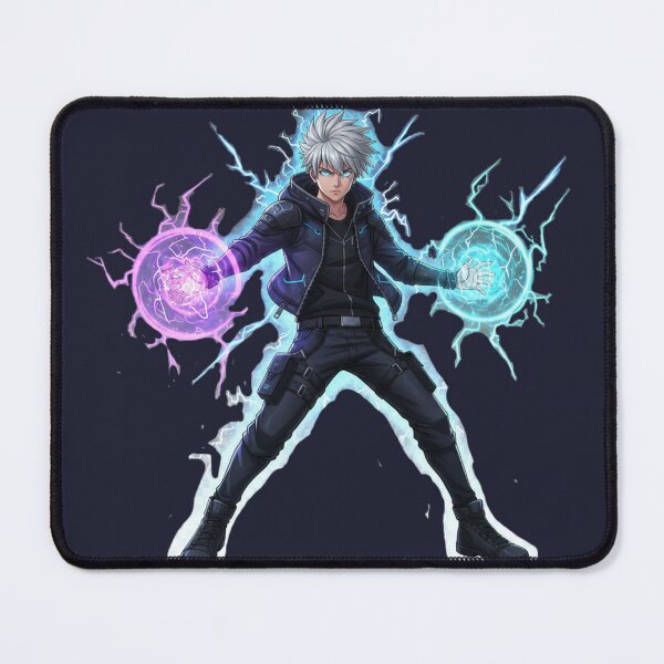 Item preview, Electric Storm Warrior Anime Art designed and sold by ThroneOfAnime.