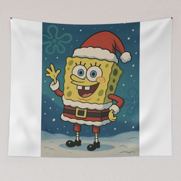 Item preview, SpongeBob Minecraft Santa Claus  designed and sold by DibujandoPorfa.