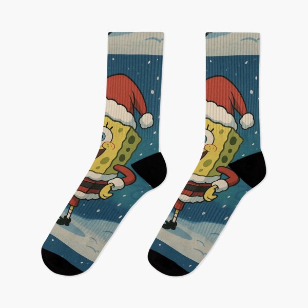 Item preview, SpongeBob Minecraft Santa Claus  designed and sold by DibujandoPorfa.