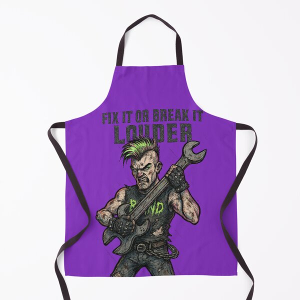 Item preview, Fix It or Break It Louder – Greaser Punk Mechanic Art designed and sold by JonelCrafts.