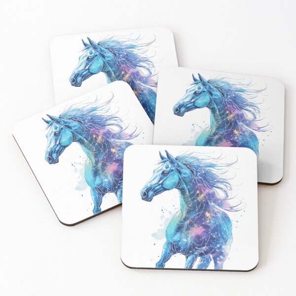 Item preview, blue horse designed and sold by aliraweb.