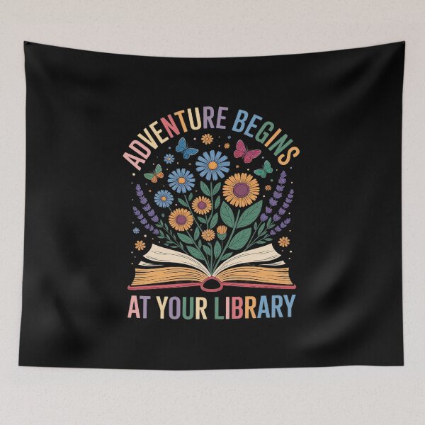 Item preview, Summer Reading Program Adventure Begins At Your Library  designed and sold by KotexTemu.